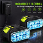 SEEVOLX 1500G Brushless Handheld Cordless Turbor With 2* 21V 3.0AH Battery